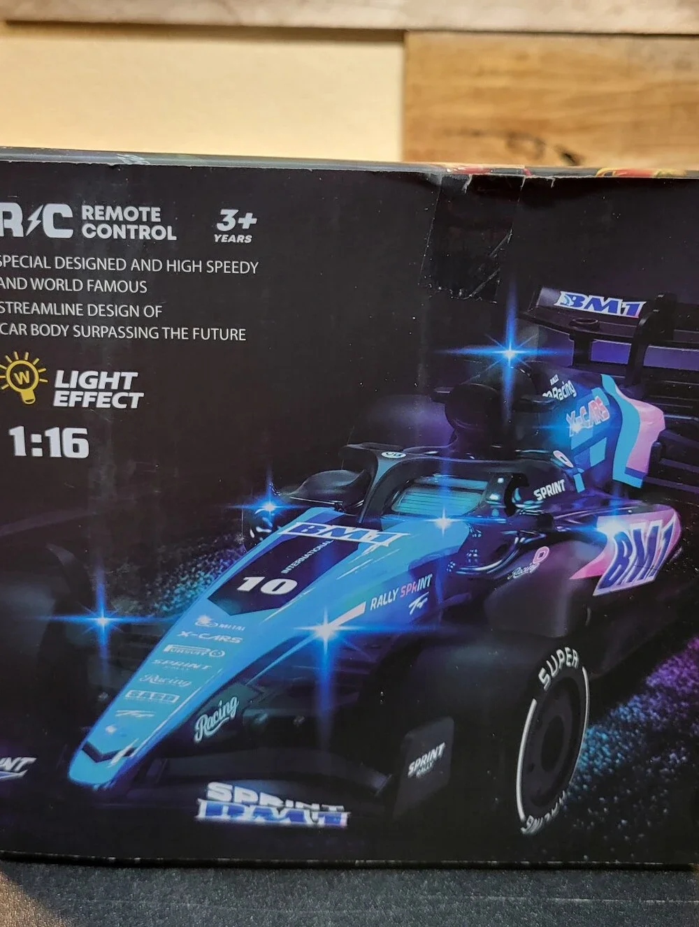 *NEW* Hui Chun Drift Car Radio Controlled Color Lights  Extra Tires Rechargeable